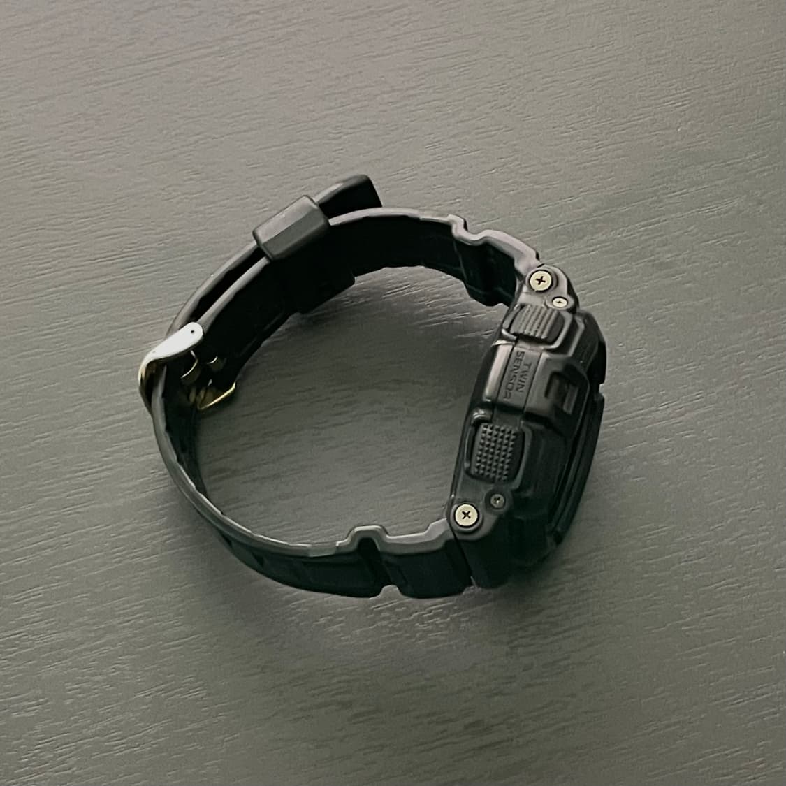 지샥 G-SHOCK 머드맨 MUDMAN 블랙 골드 금장 디지털 태양광 상품이미지4