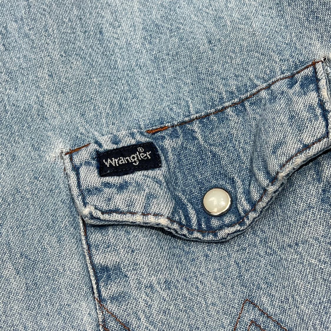 랭글러 워크 데님셔츠 s08972 상품이미지5