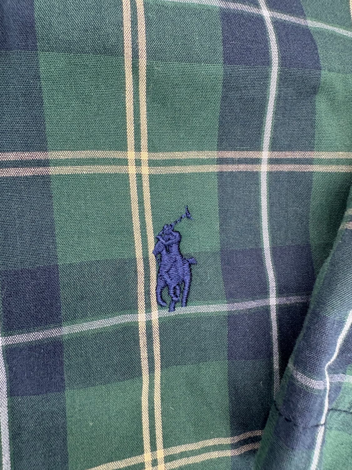 💚 Polo by Ralph Lauren 빈티지 체크 반팔 셔츠 상품이미지3