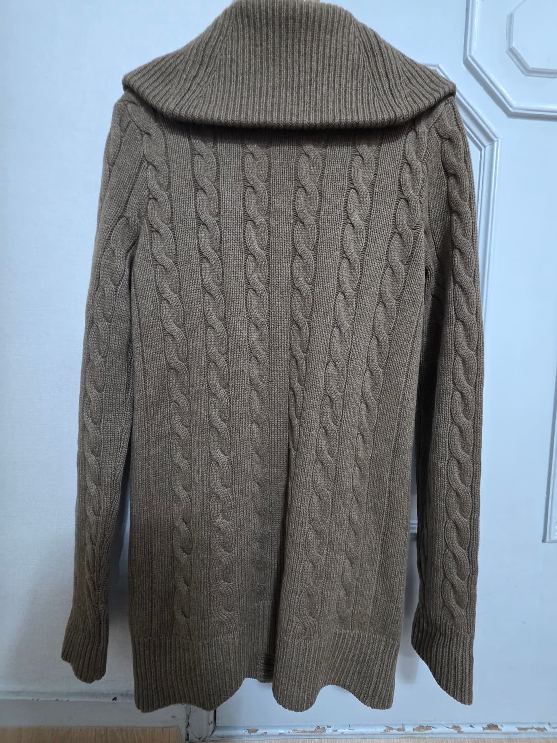 랄프로렌 숄카라 케이블 니트 가디건 M 상품이미지6