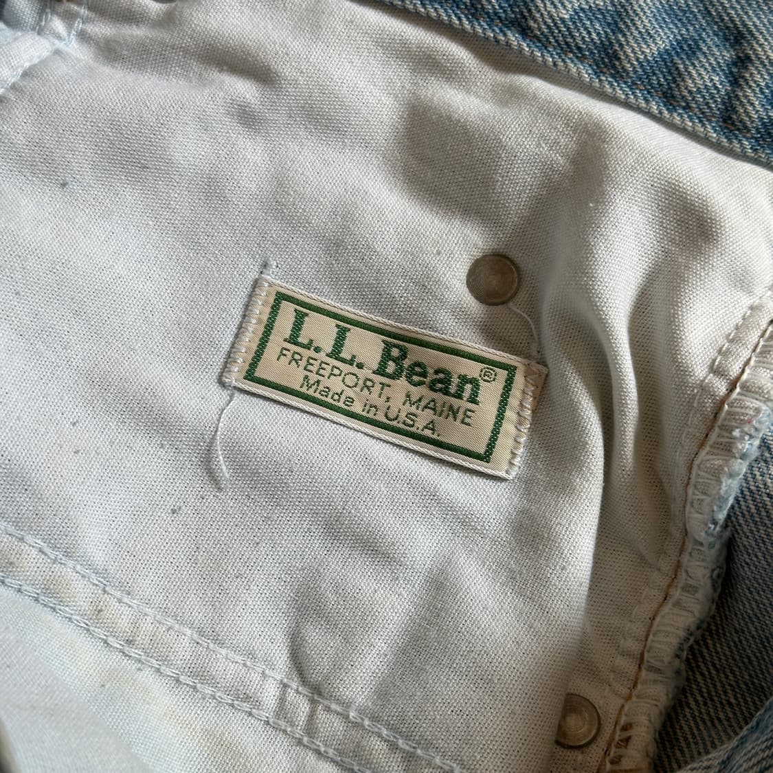 90‘s L.L. Bean usa made denim shorts 상품이미지5