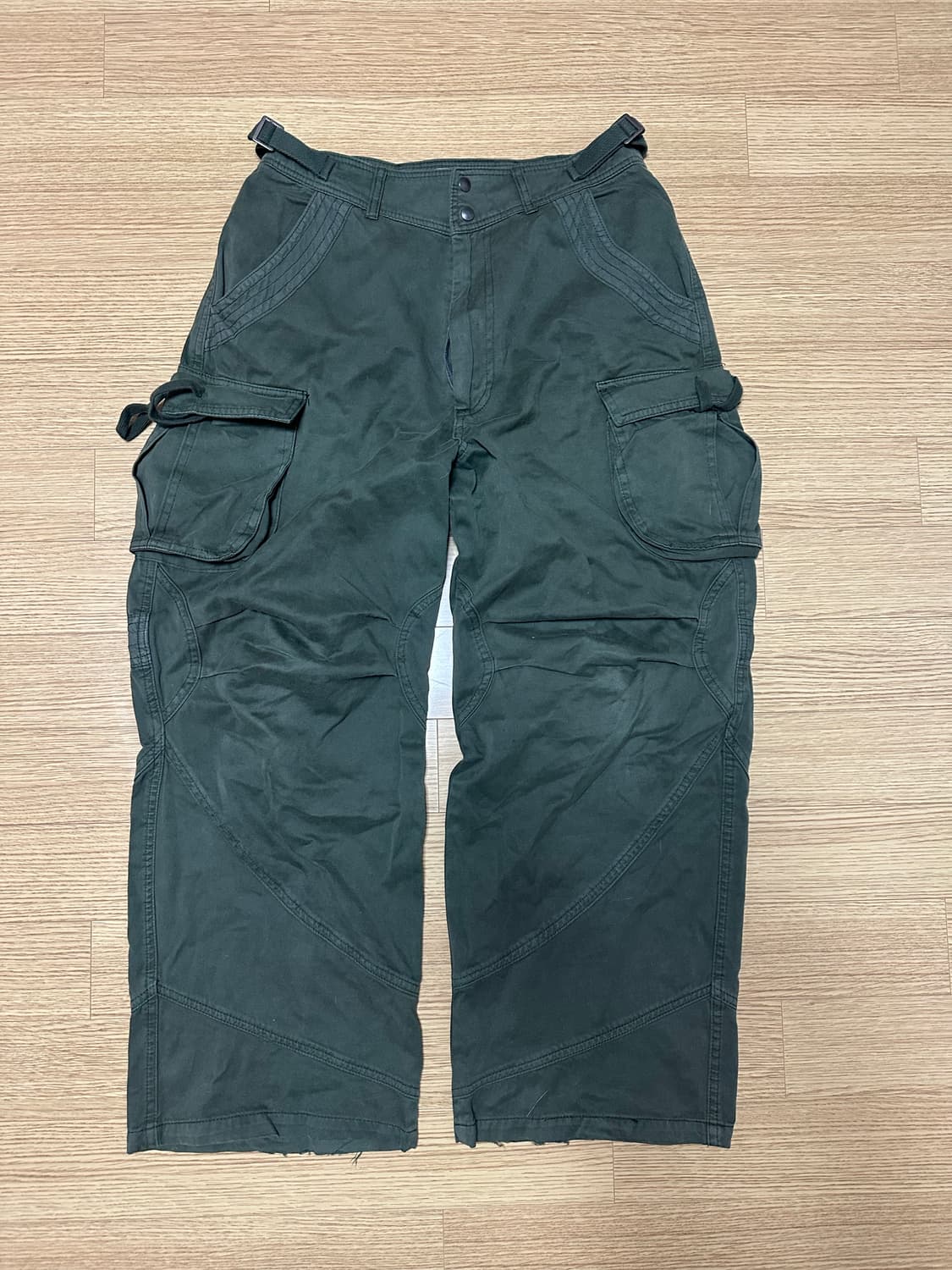 SUU WASHED POCKET PANTS-ASH KHAKI 1 상품이미지5