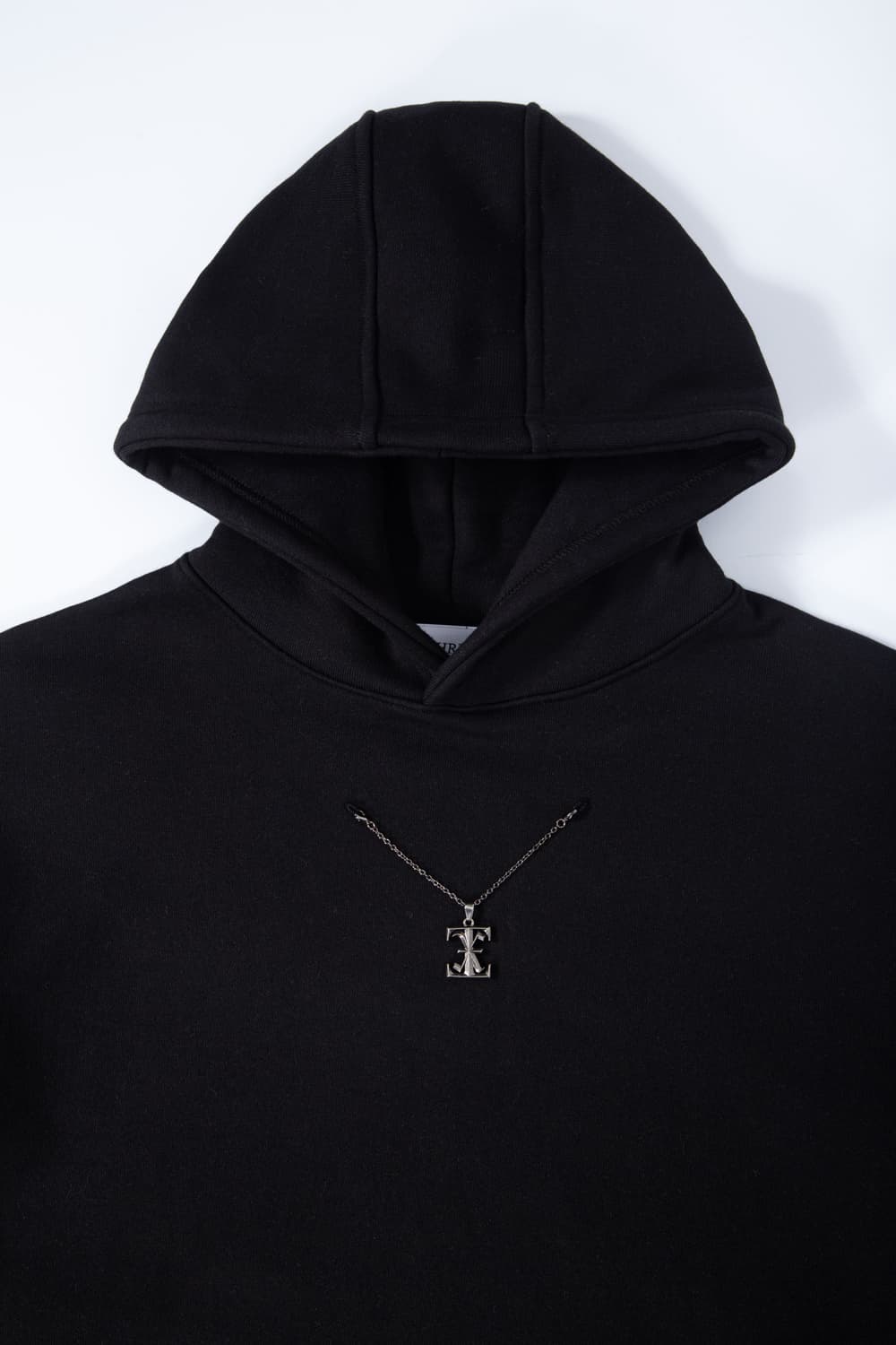 체인 헤비 후디 - Jet Black 상품이미지4