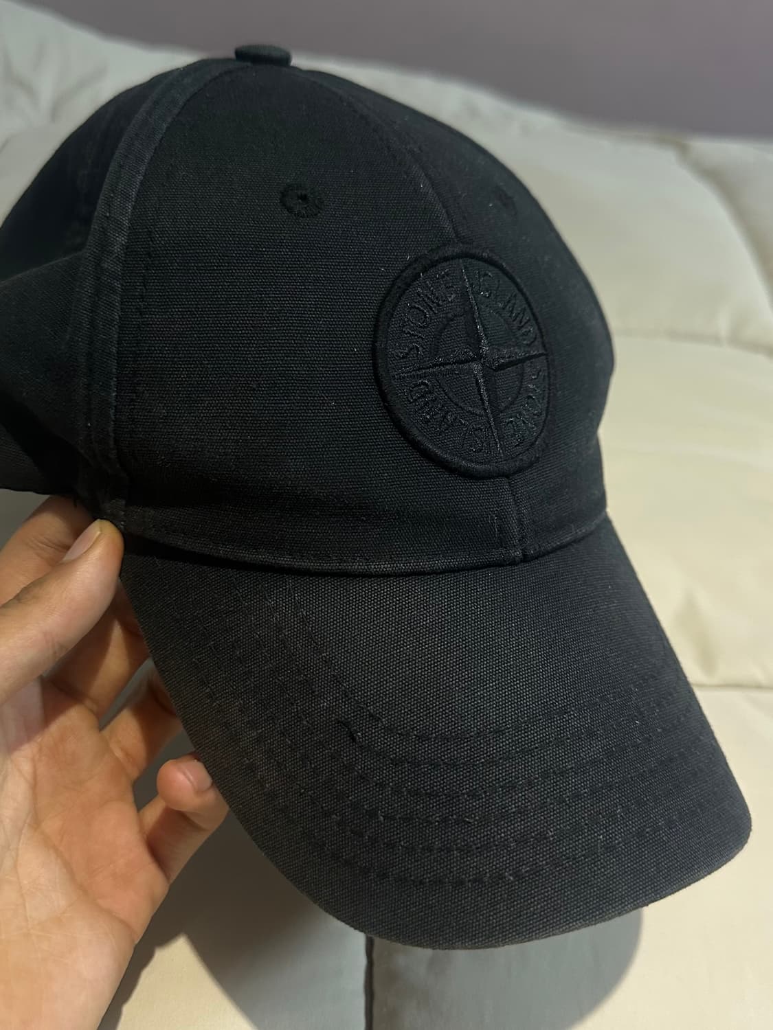 스톤아일랜드 캡 모자 블랙 상품이미지2