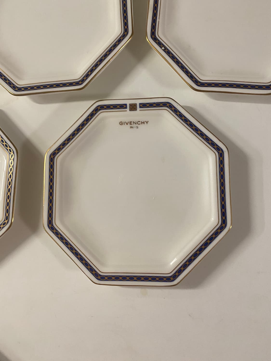 빈티지 지방시 디저트 팔각 그릇 5p세트 상품이미지3