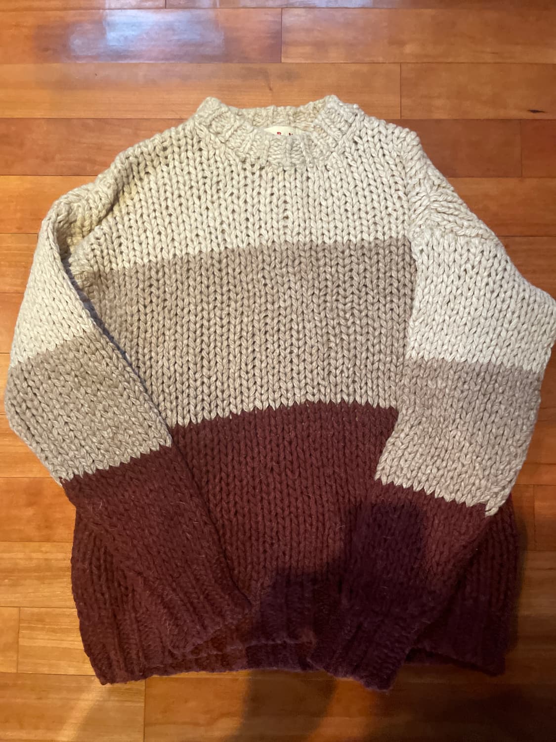 마르니 컬러 블록 청키 니트 스웨터 40 상품이미지1