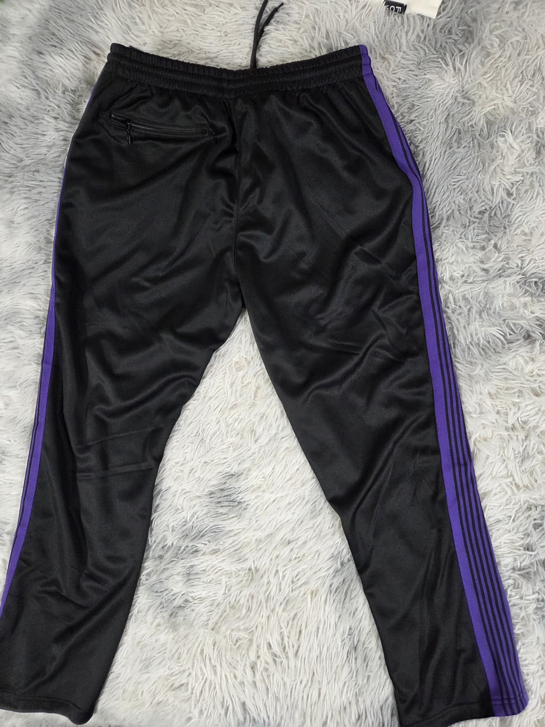 Needles 니들스 트랙 팬츠 블랙/퍼플 상품이미지2