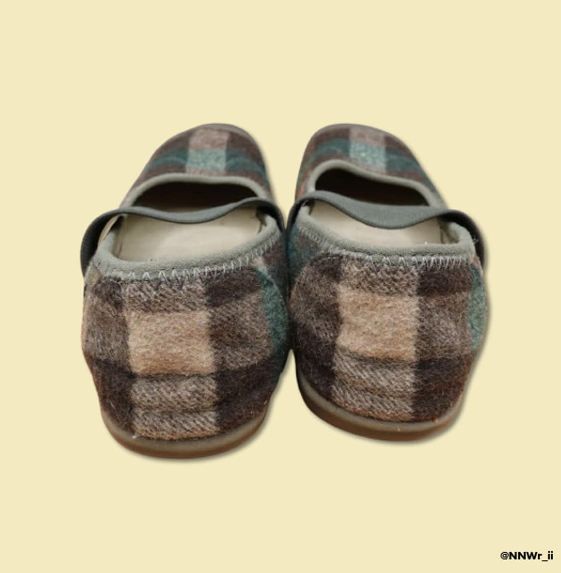 KEEN MARY JANE CHECK BROWN 상품이미지4