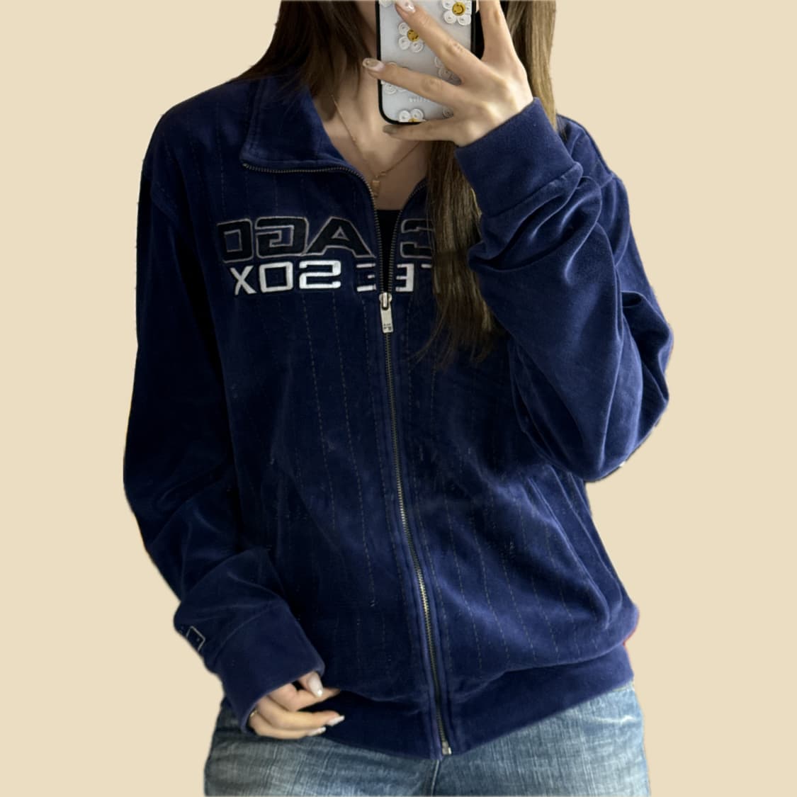 MLB 벨벳 져지 상품이미지1