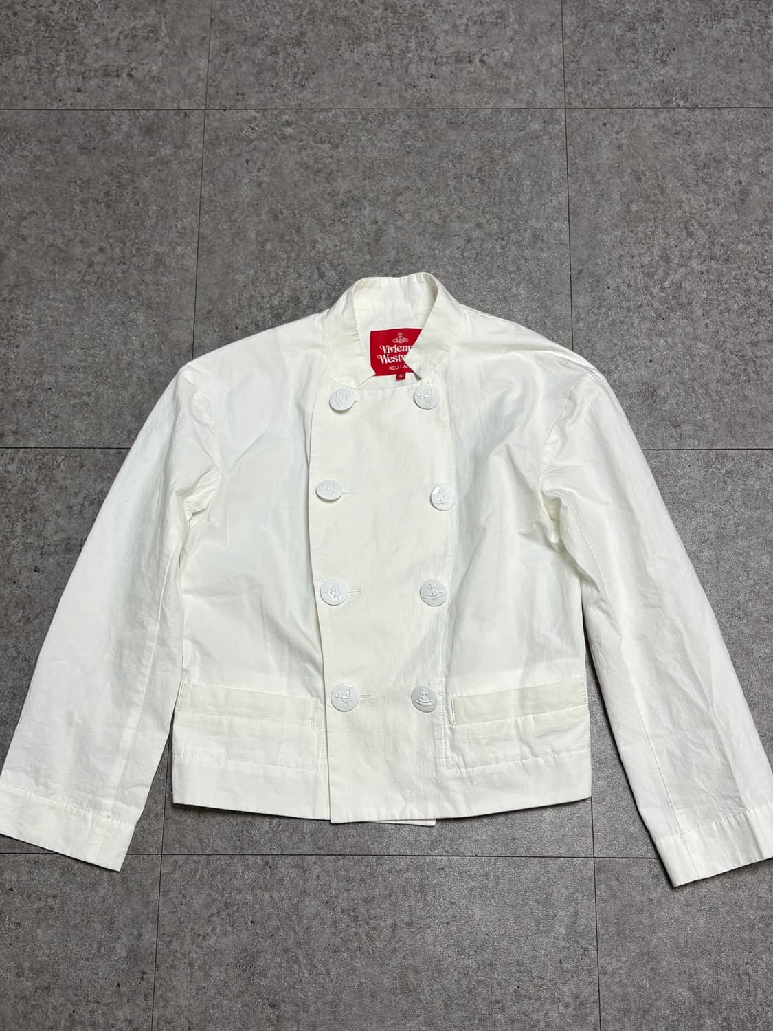 비비안웨스트우드 레드라벨 화이트 자켓 상품이미지1