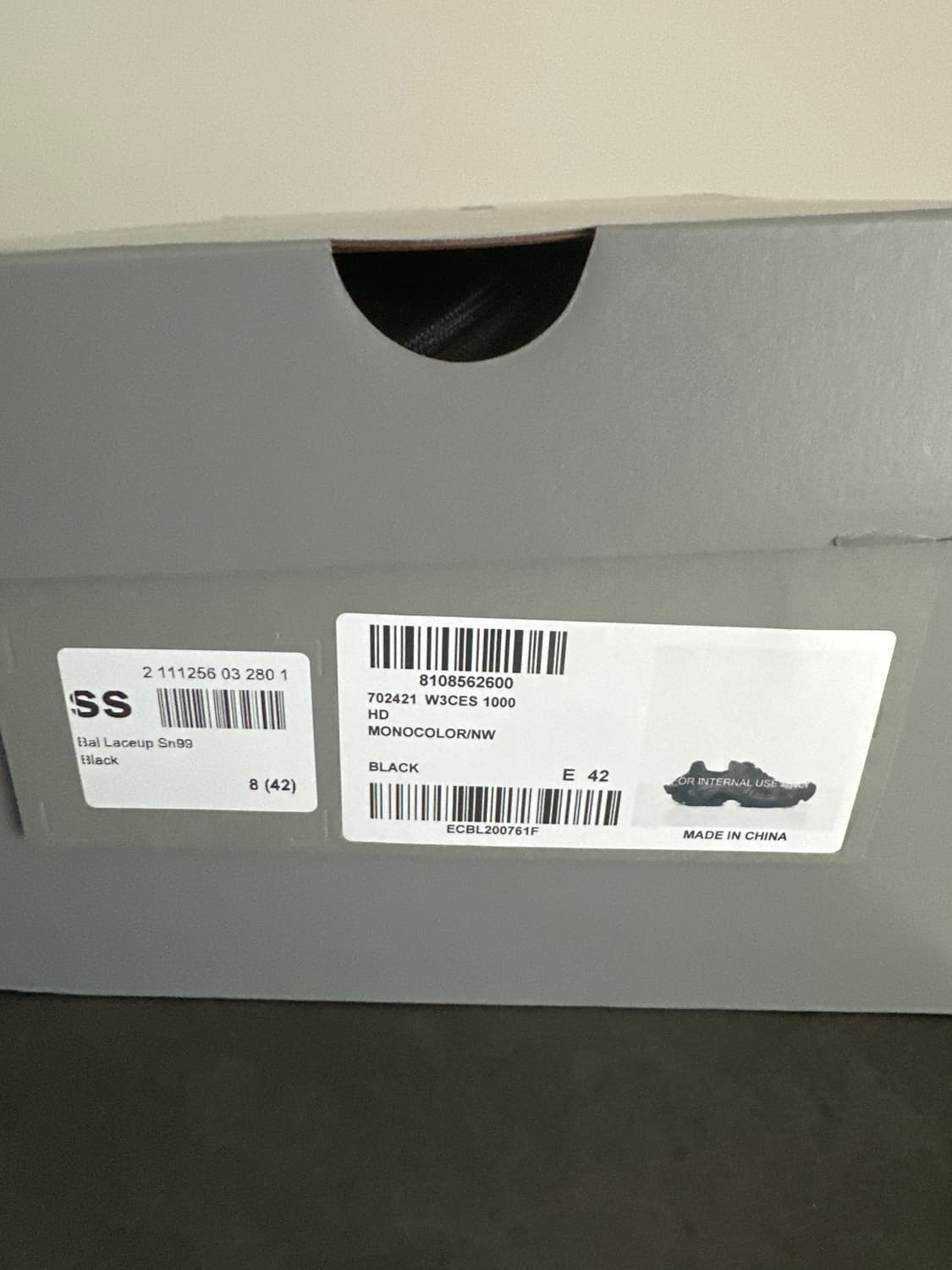 [42]발렌시아가, HD 레이스업스니커 상품이미지1