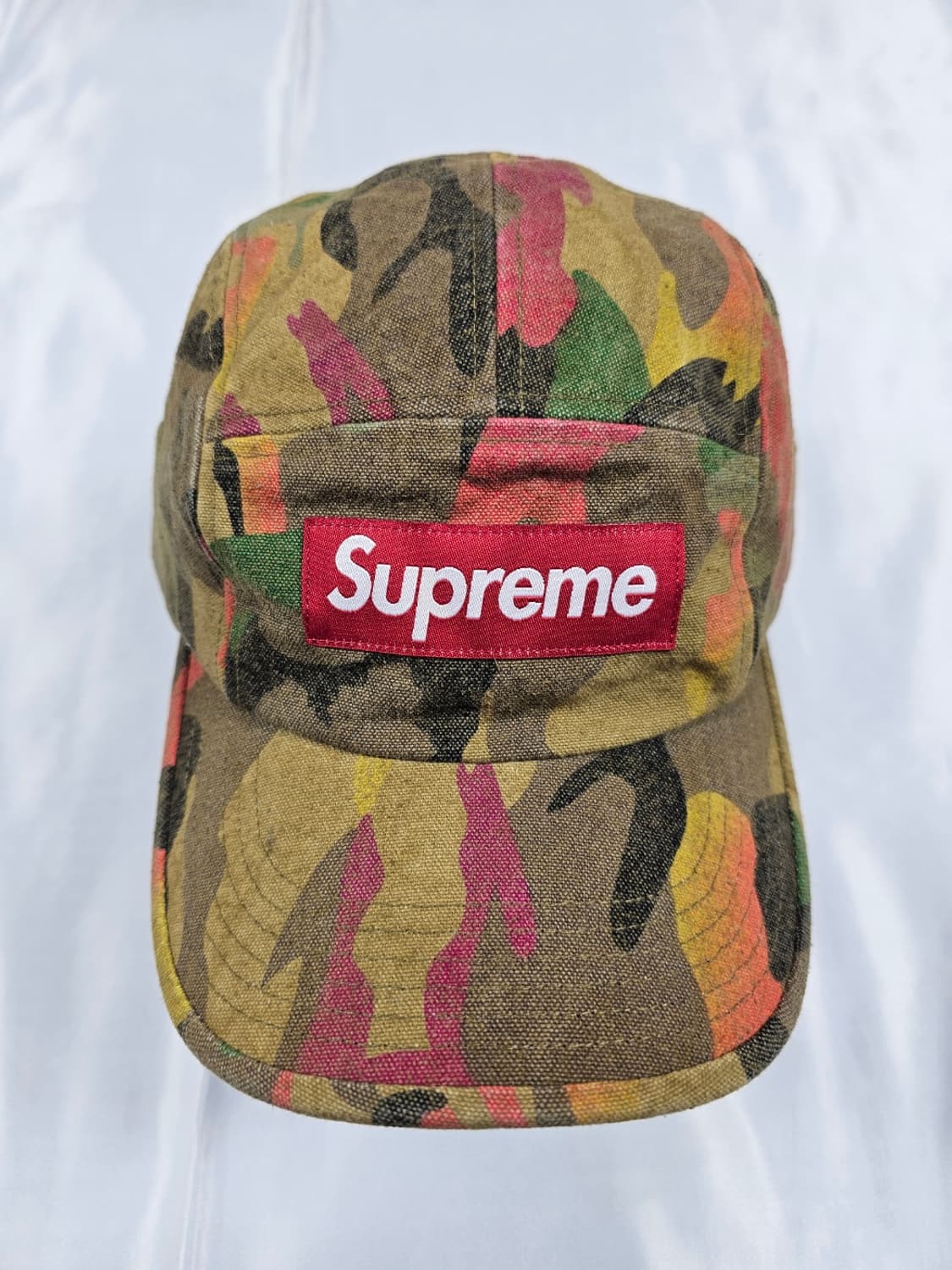 슈프림워시드카모캠프캡 상품이미지1