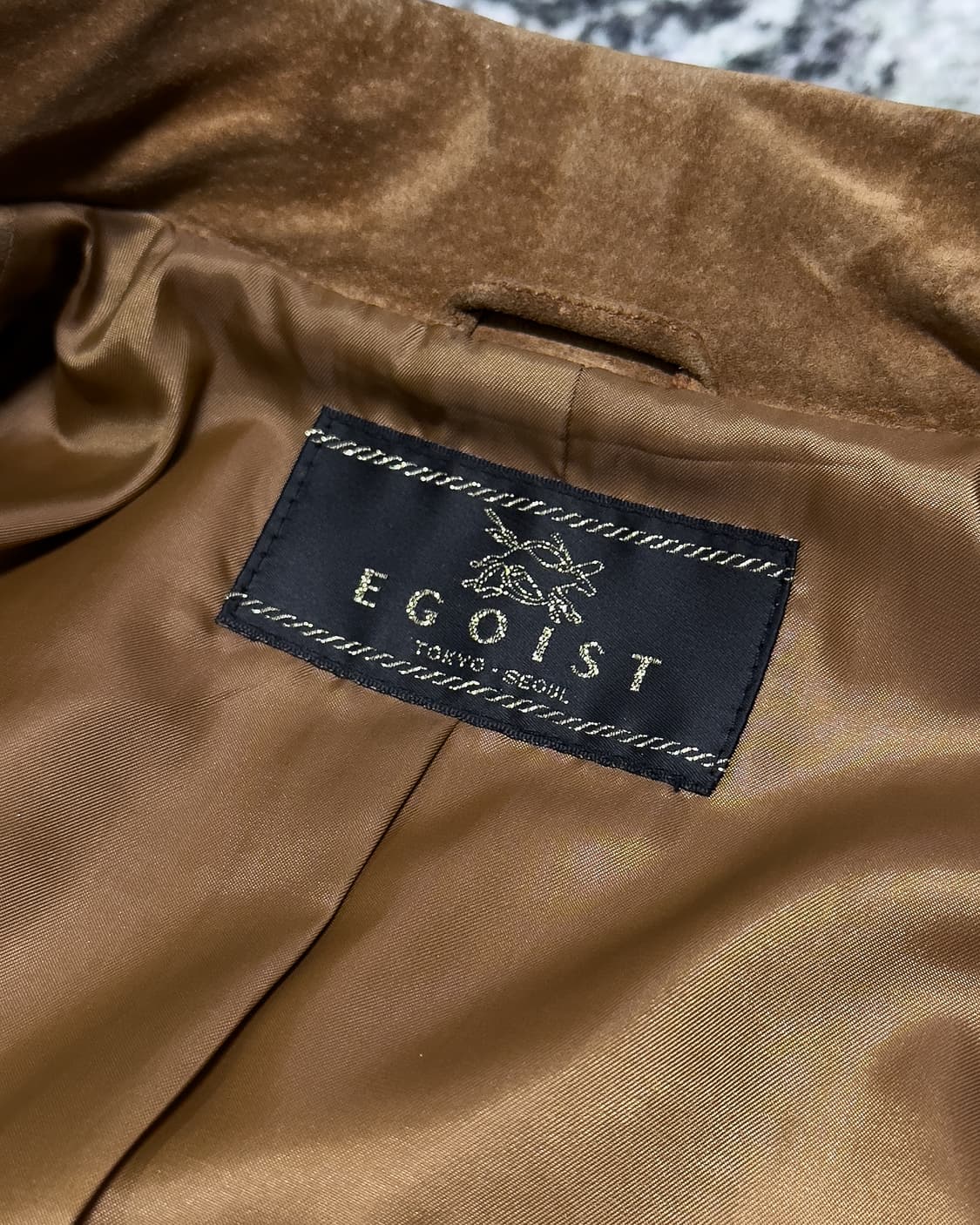 {EGOIST} Pig Suede Leather Double Jacket 상품이미지8