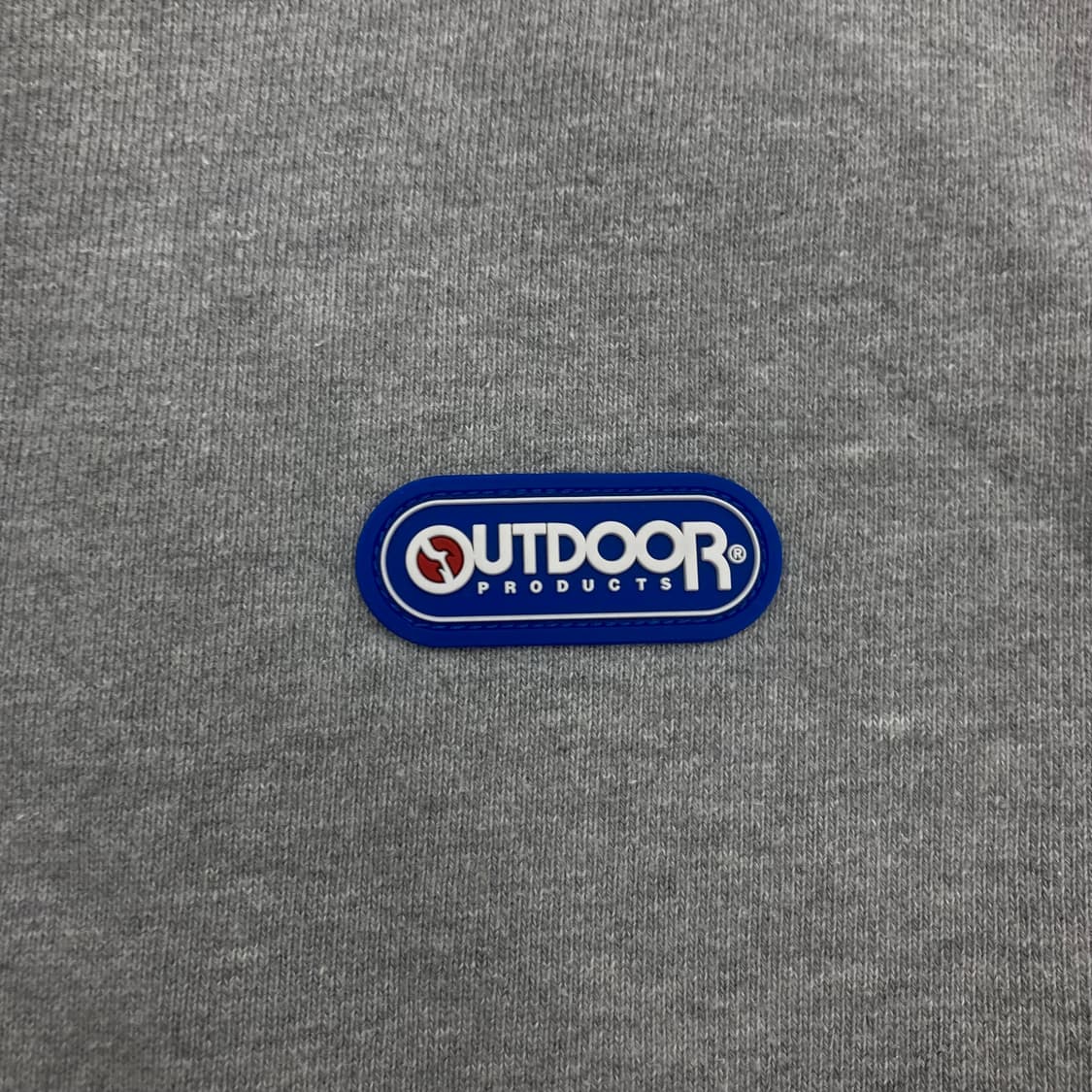 아웃도어 그레이 컬러 빅로고 후드 집업 상품이미지3