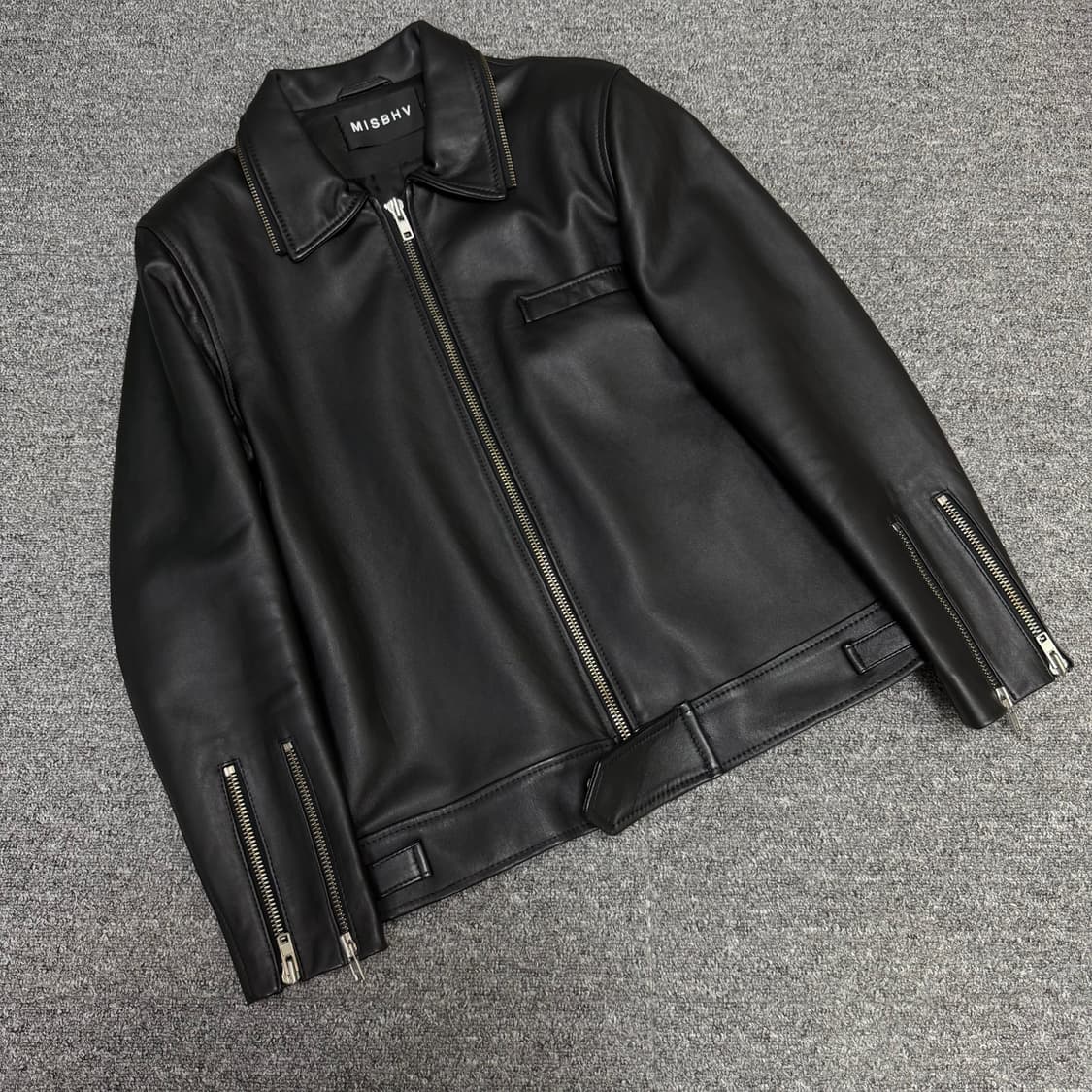 Sonic you 스터드 레더 자켓 미스비헤이브 상품이미지2