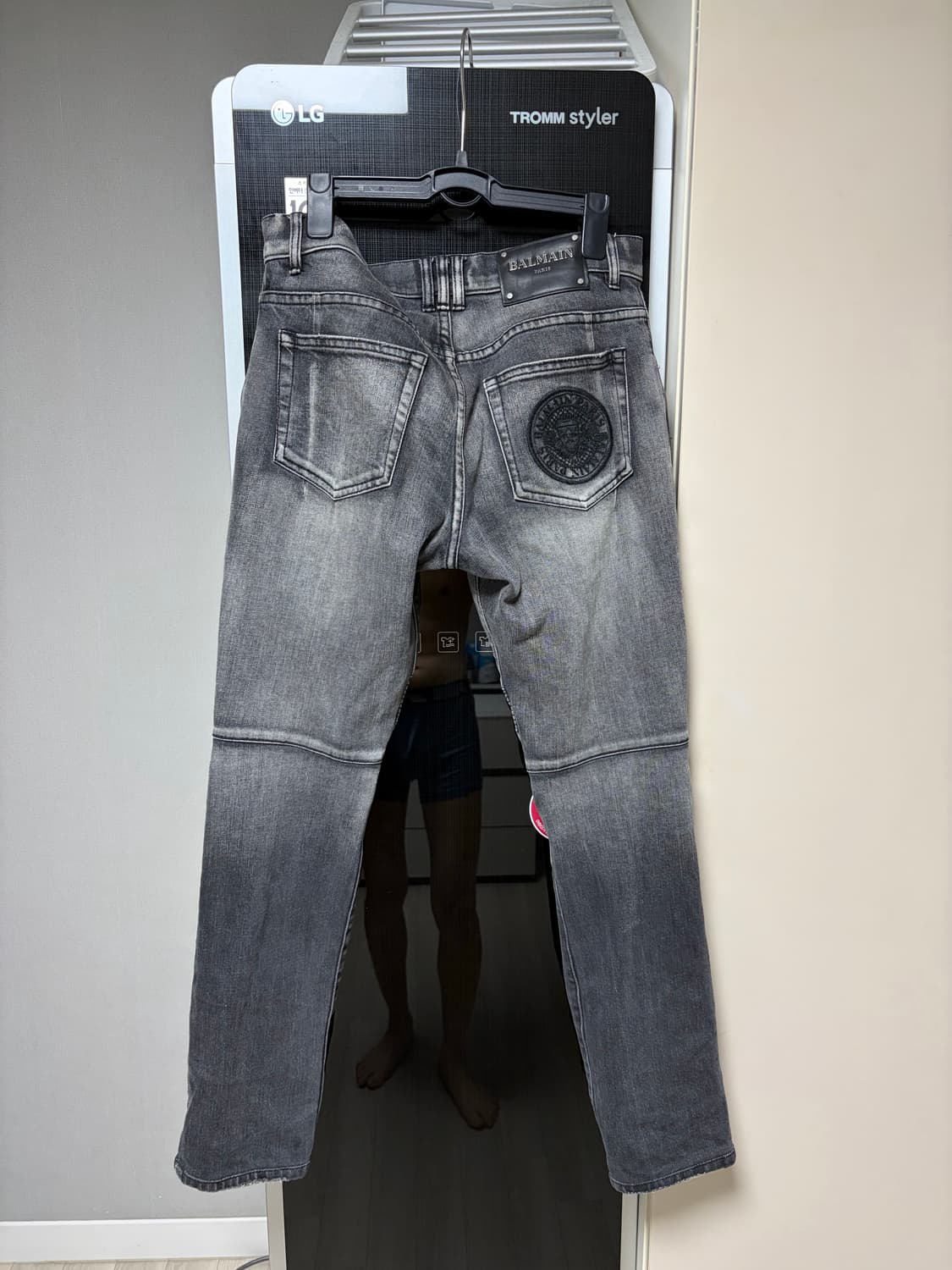 발망 디스트로이드 바이커진 그레이 size 30 상품이미지3