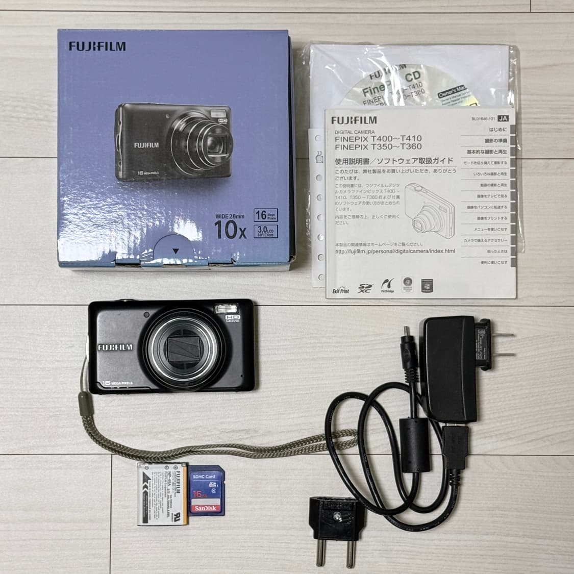 풀박💫후지필름 파인픽스 T400 빈티지 디카 디지털카메라 블랙 상품이미지9