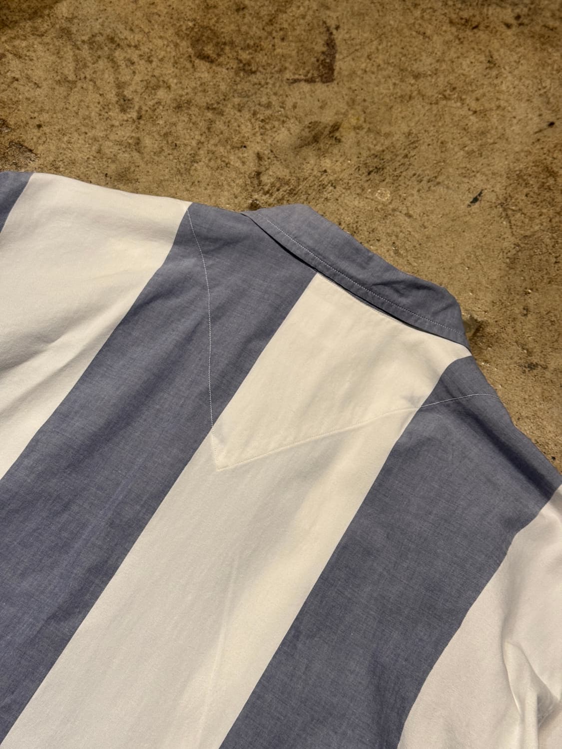L-XL ) ISSEY MIYAKE Stripe Shirt 상품이미지10