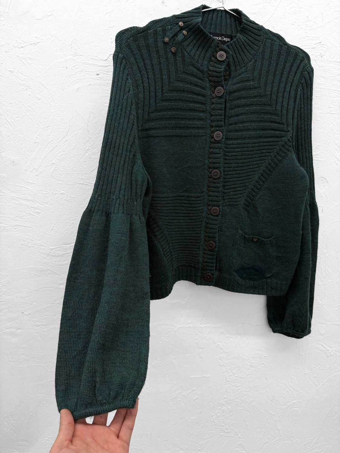 chamois depo 울 니트 가디건 상품이미지4