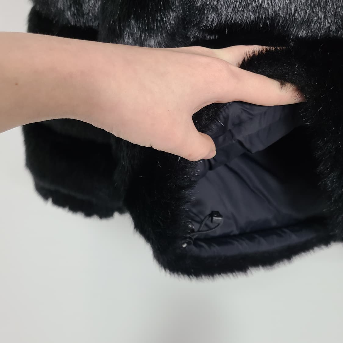 슈프림 x 노스페이스 남성 포우 퍼 눕시 자켓 블랙 XL 상품이미지4