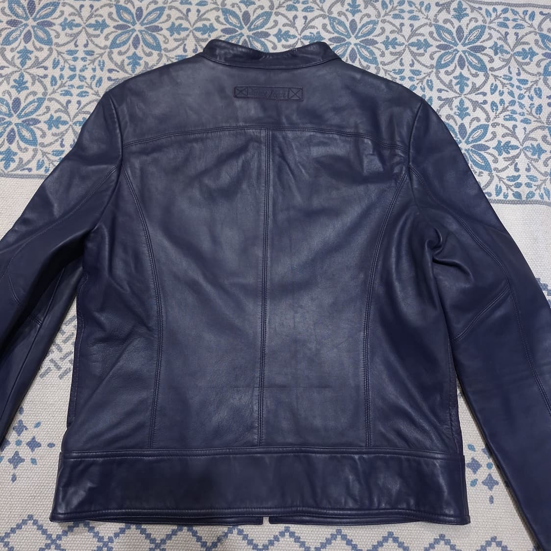 스멕스 스모키블루 넥버튼 양가죽 램스킨 레더자켓 가죽자켓 WOMANS M 상품이미지10