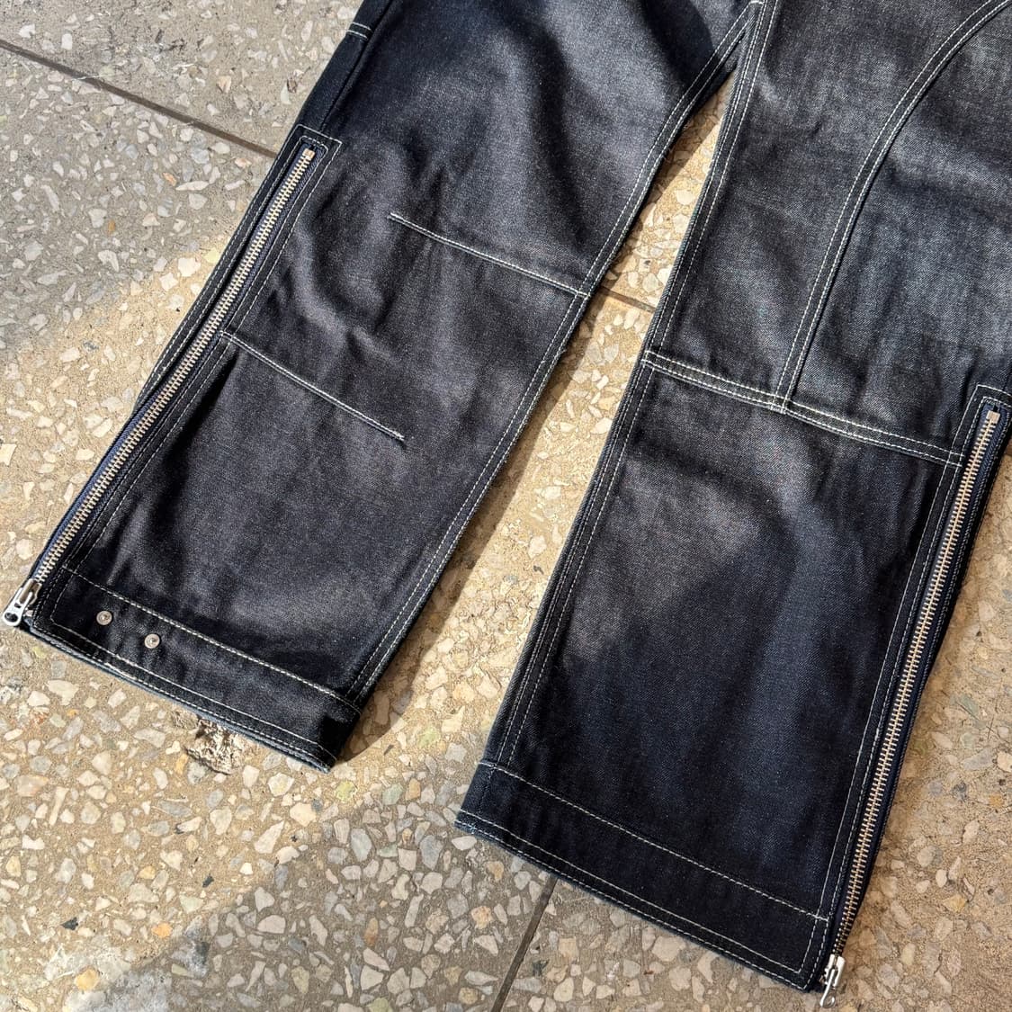 앤더슨벨 지퍼 와이드 레그 진 29 상품이미지3