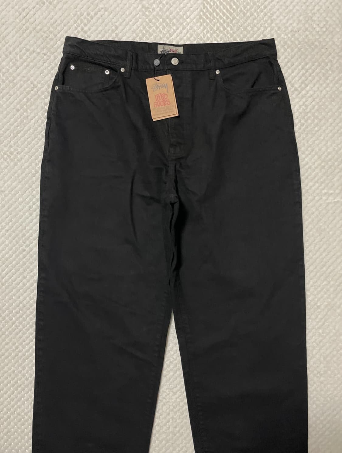 스투시 워시드 캔버스 빅올진 블랙 상품이미지4