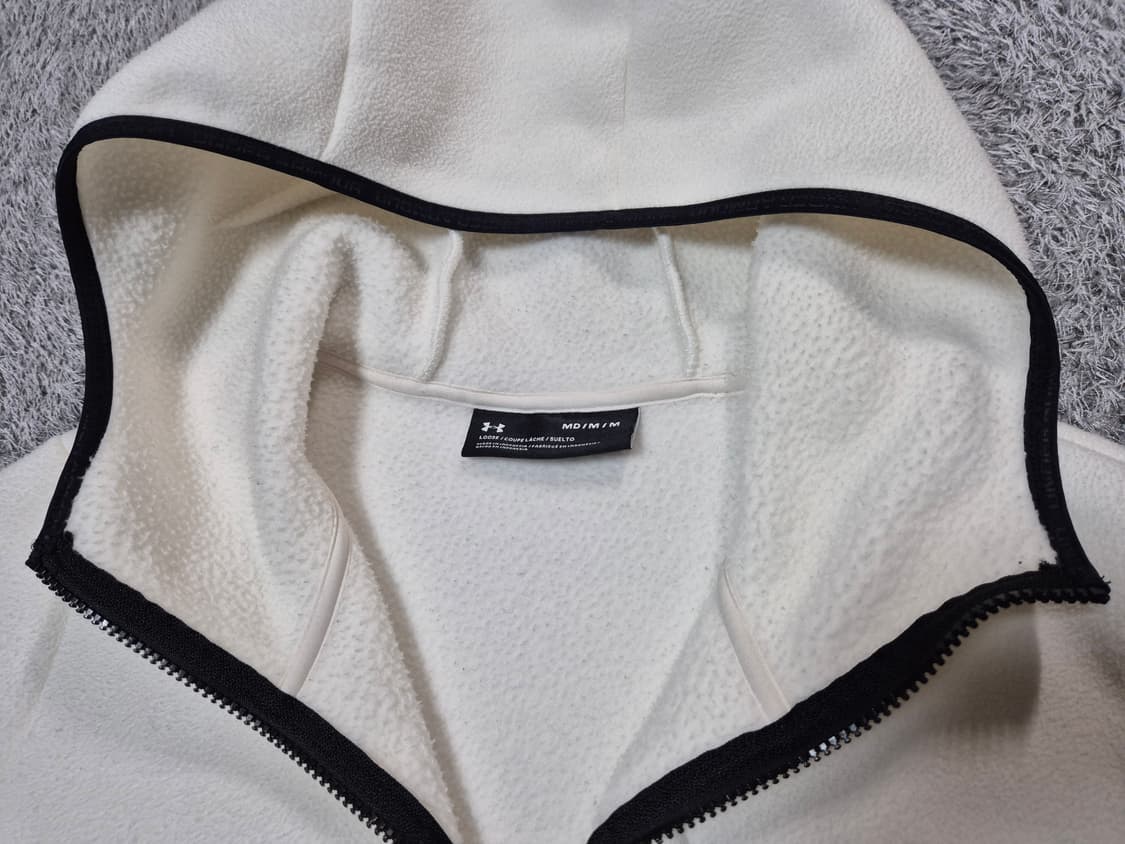 언더아머 남성 플리스 집업 후드 자켓 M 상품이미지2