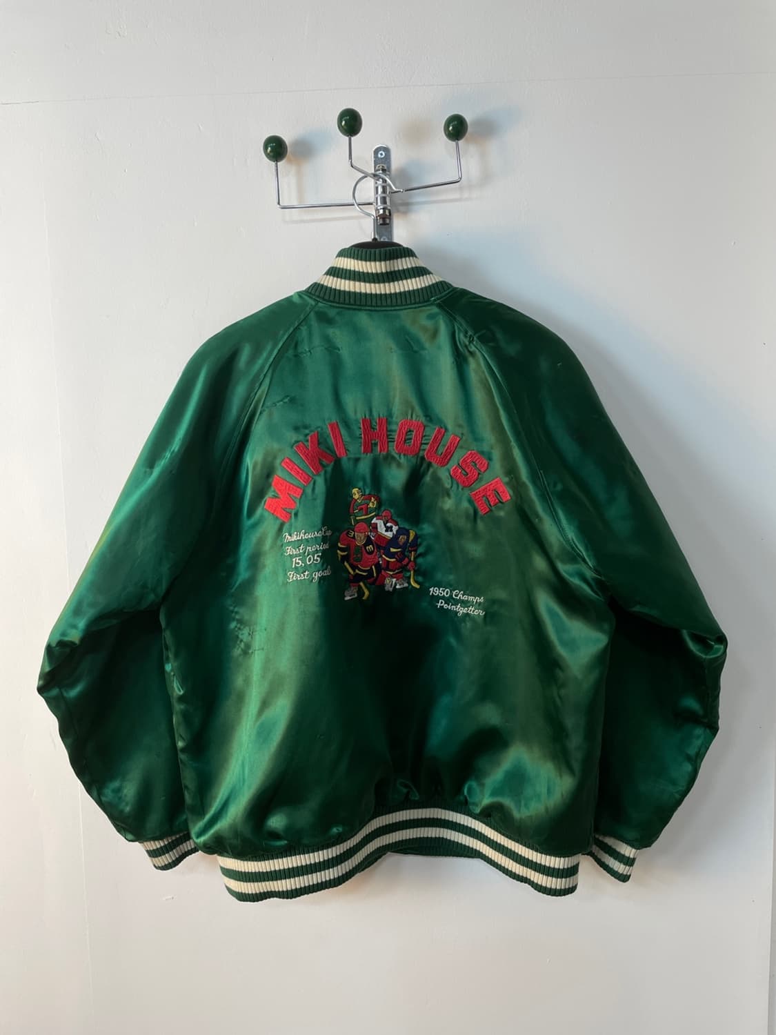 90s 미키 하우스 사틴 봄버 자켓  상품이미지1