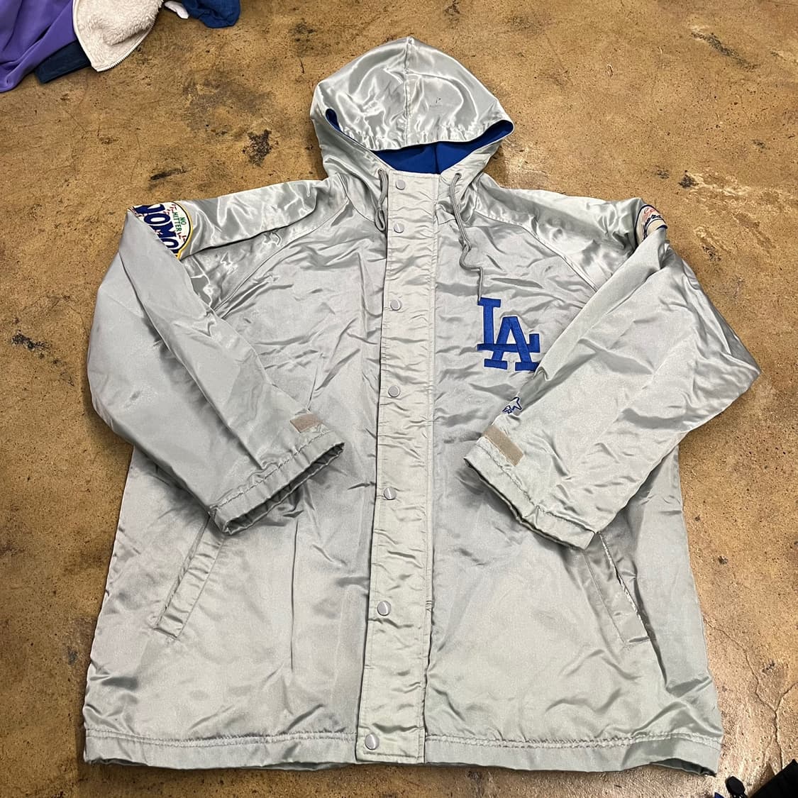 [정품/M] 스타터 LA 다저스 후드 바람막이 점퍼 b14 상품이미지2
