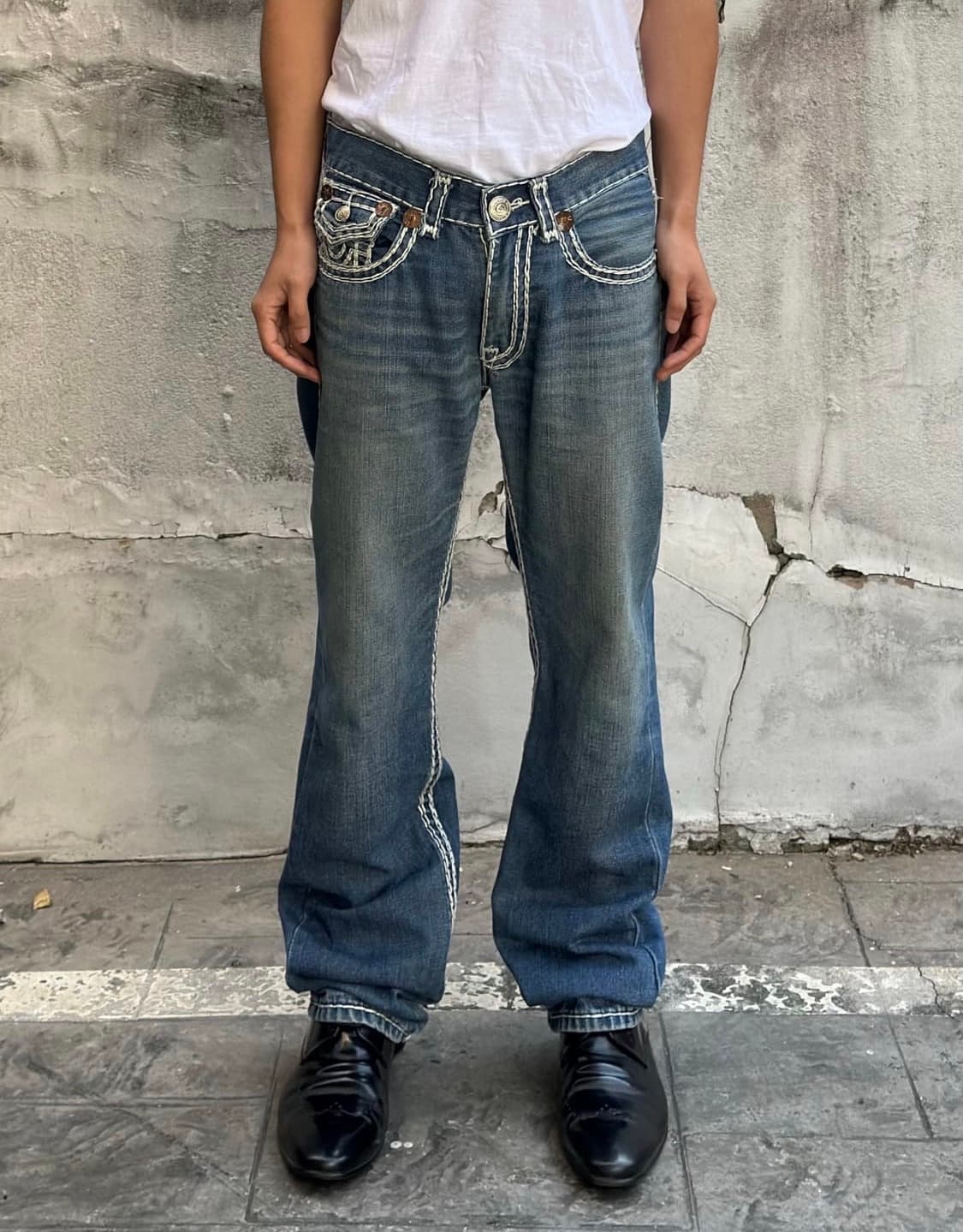 트루릴리젼 플레어 데님팬츠 상품이미지2