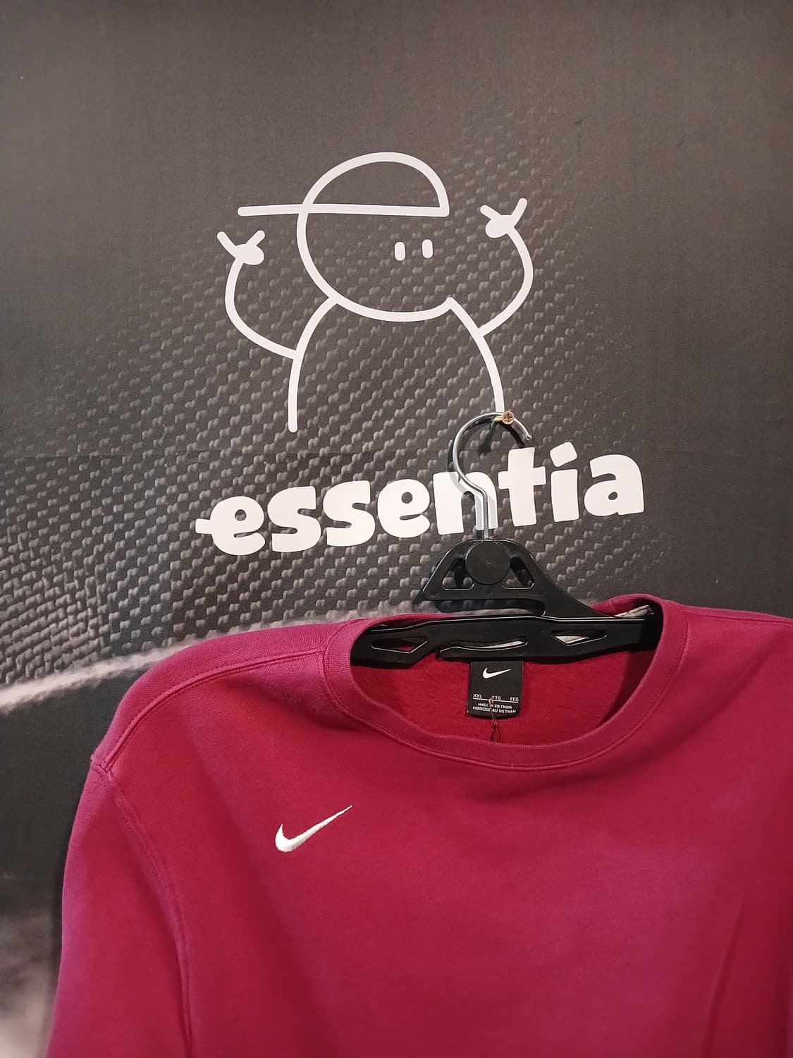 나이키 버건디 로고 맨투맨 상품이미지2