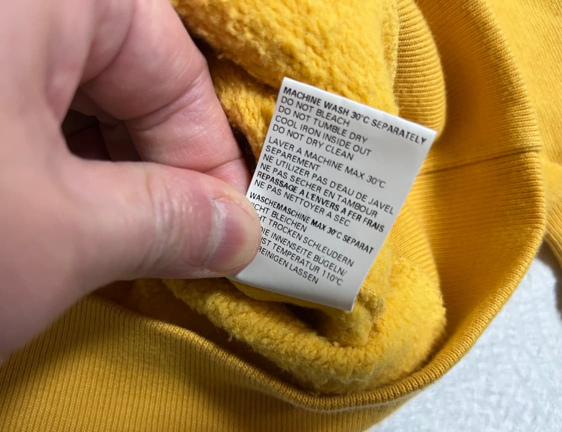 (S)Aries 에리즈 스웻셔츠 (옐로우) 맨투맨 아리즈 상품이미지7