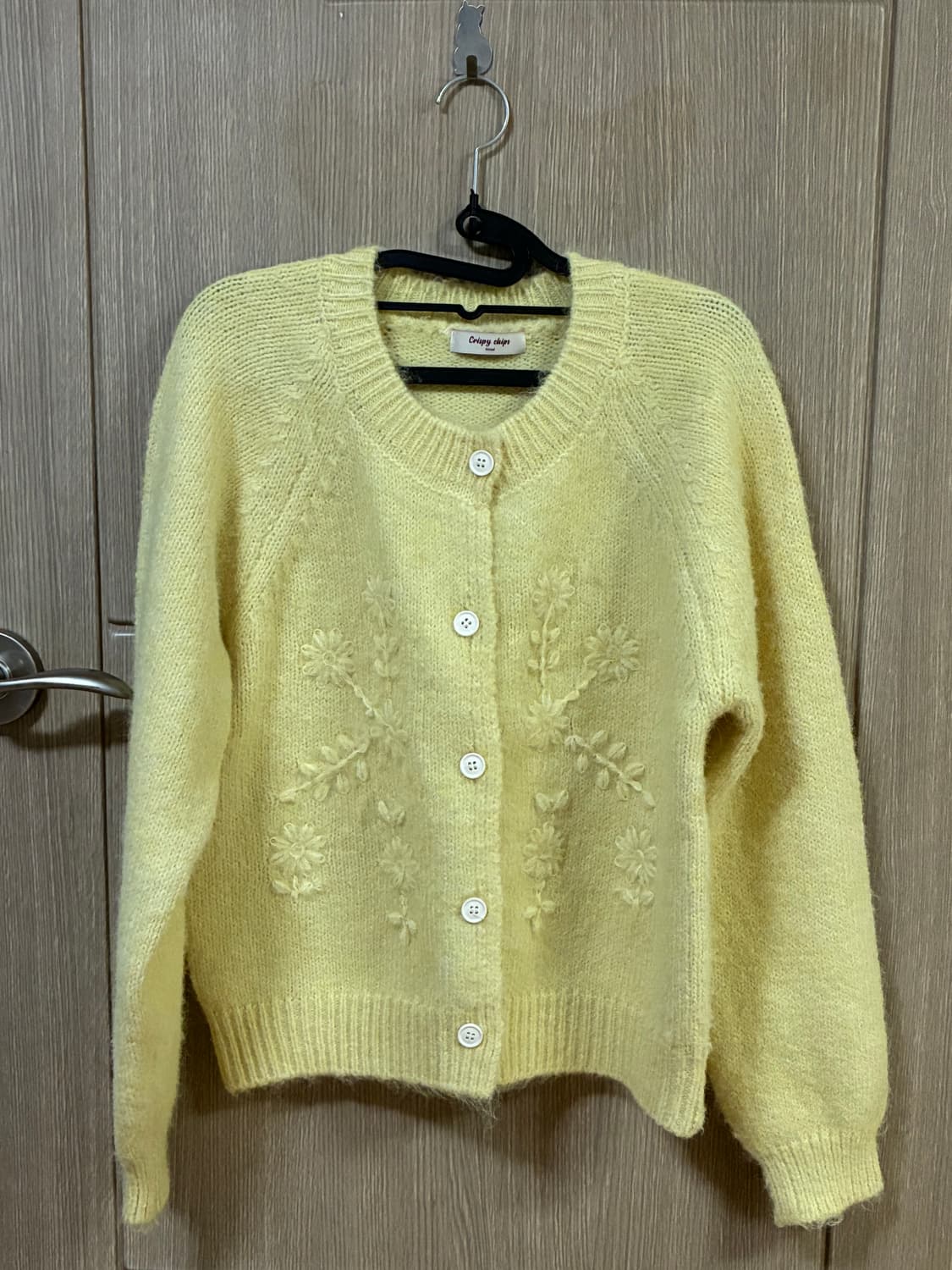 플라워 아플리케 가디건  상품이미지1