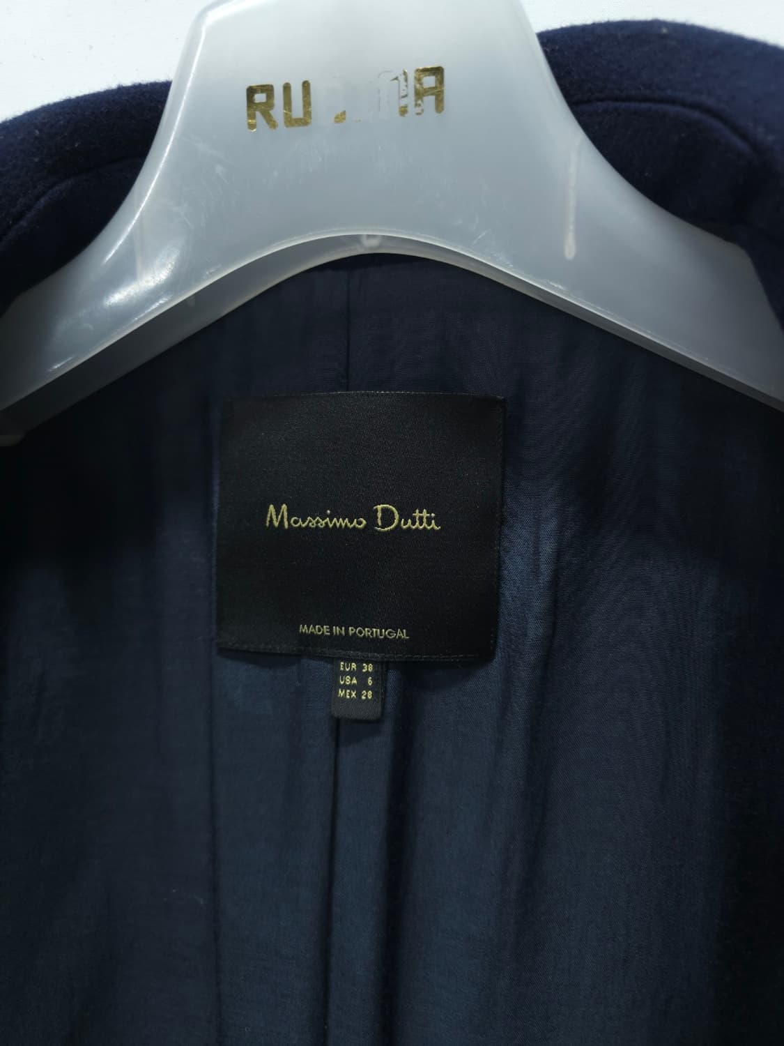 새상품급! 마시모두띠 여성 이탈리안 패브릭 벨티드 울 코트(66) 상품이미지7