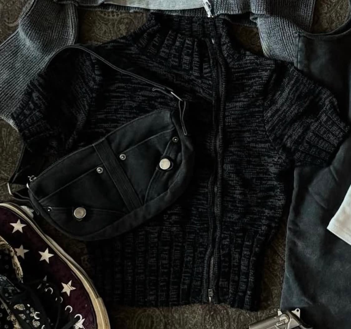 여성 반팔 폴라 집업 상품이미지2