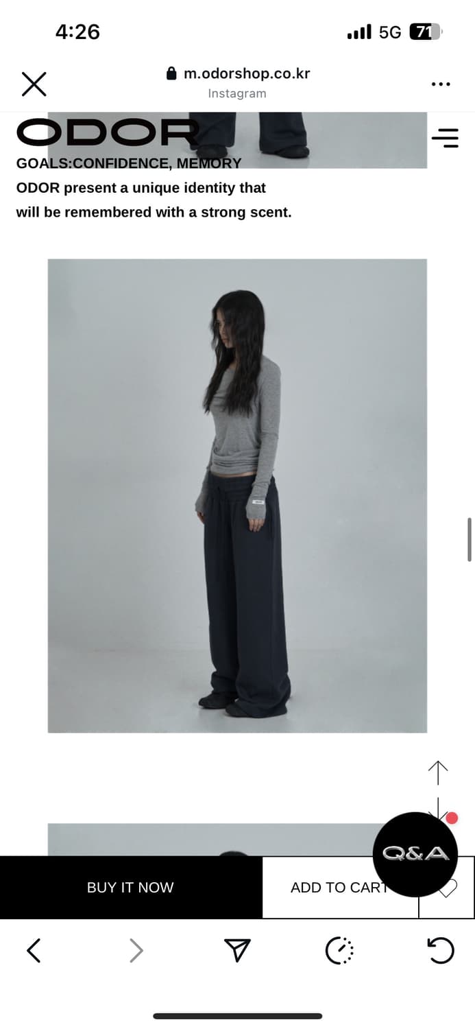 오도어 스킨 팬츠 네이비 새거 팝니다 상품이미지5