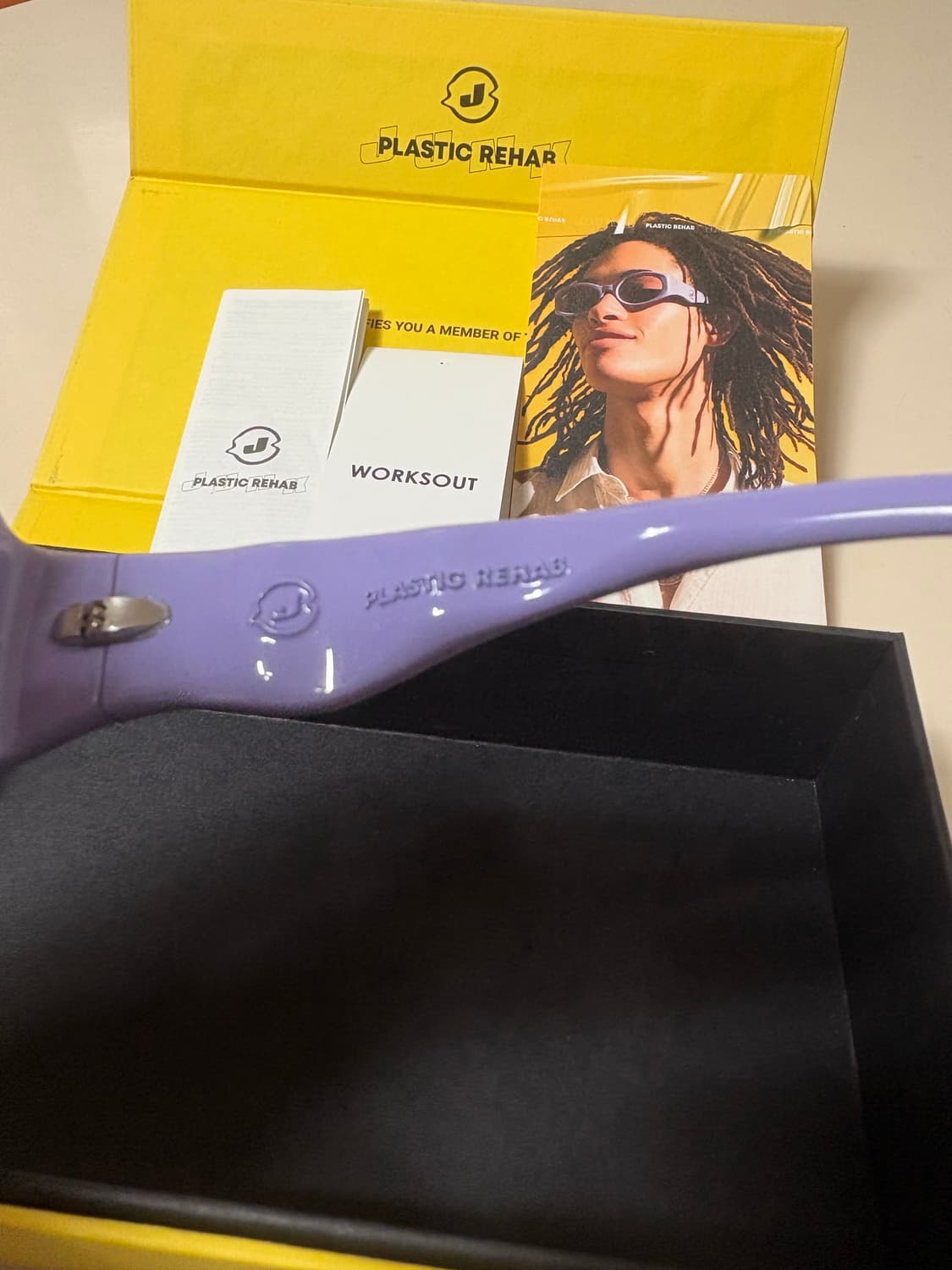 PLASTIC REHAB 라벤더 선글라스 풀세트(가격내림급처) 상품이미지2