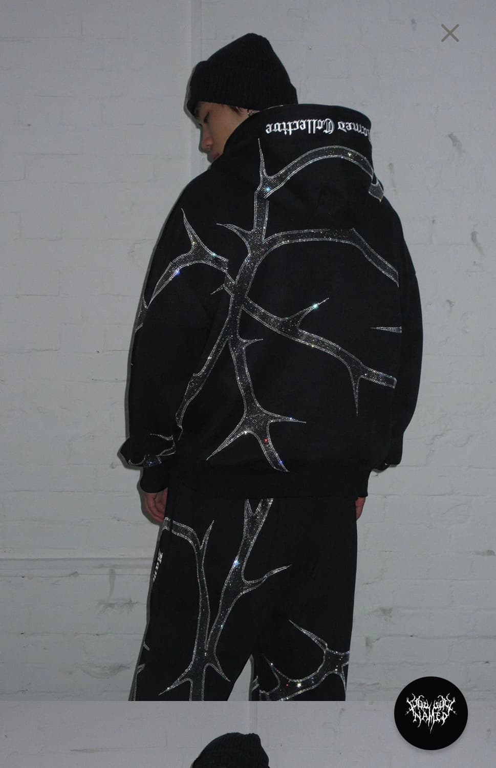 네임콜렉티브 라인스톤 셋업 상의하의 상품이미지2