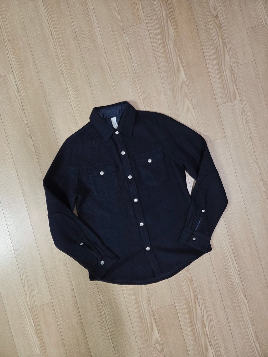 레드 버튼 재팬 네이비 은장 버튼 셔츠 재킷 상품이미지5