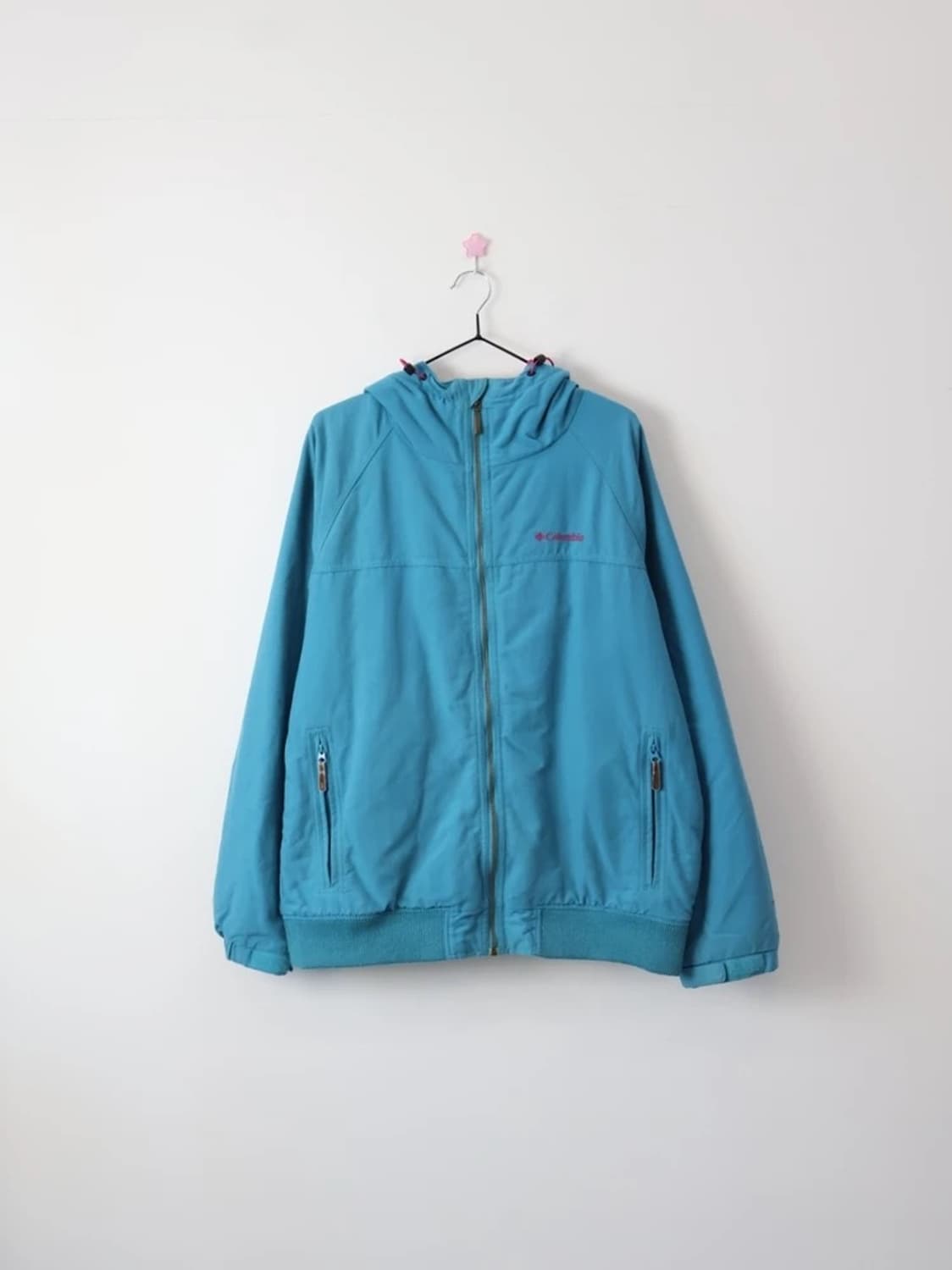 Columbia Turquoise Hooded Zip Jacket 상품이미지3