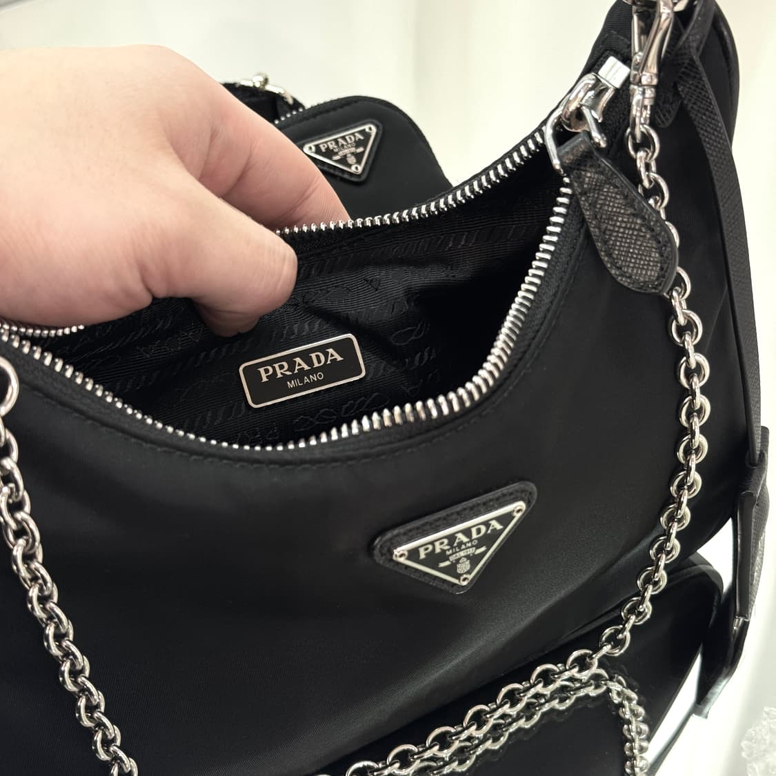 [정품] 프라다 리나일론 2005 리에디션 테수토 호보백  상품이미지7