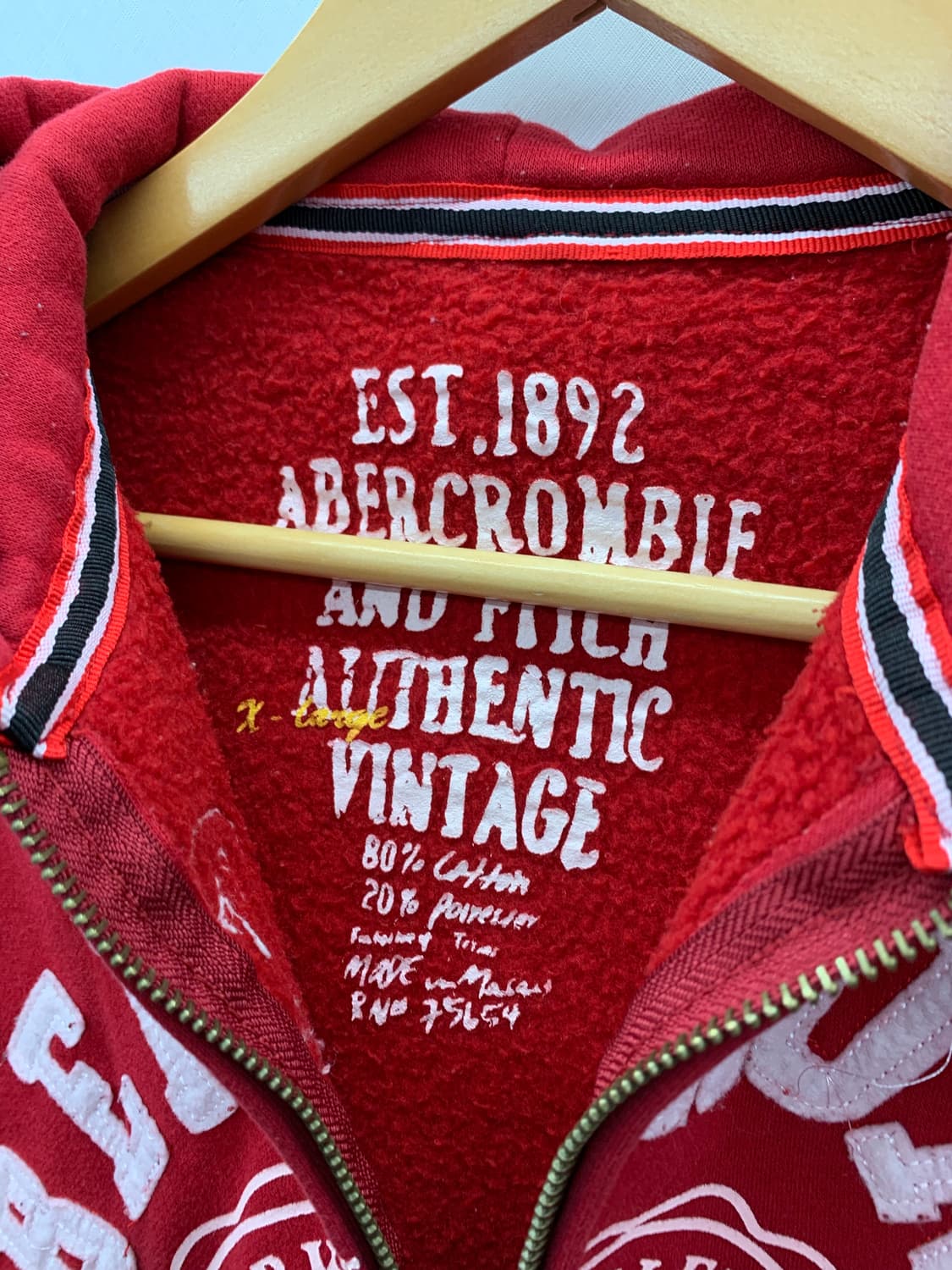 아베크롬비 y2k 후드집업(희귀) 상품이미지6