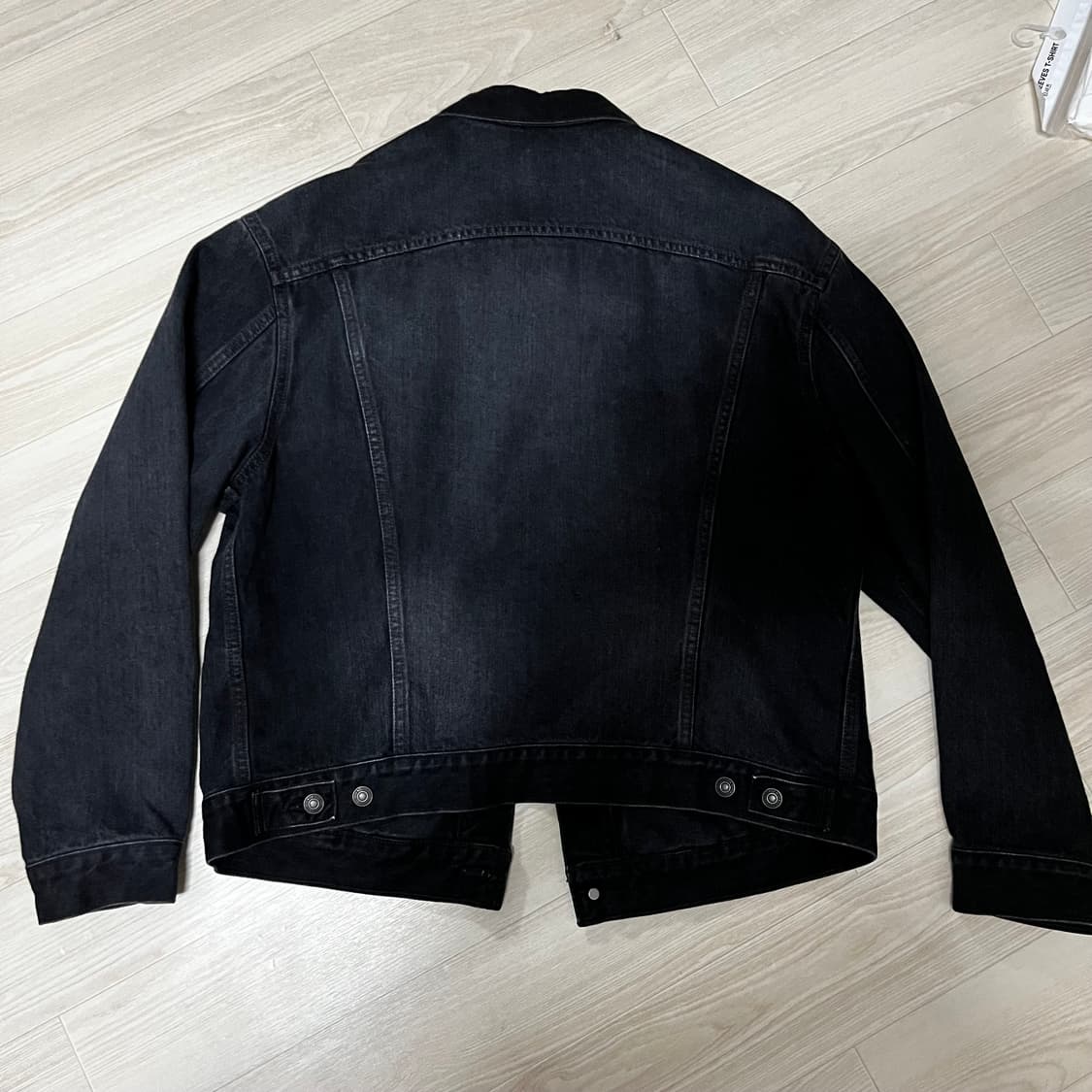 시오타 3세대 데님 자켓 블랙 44 상품이미지8