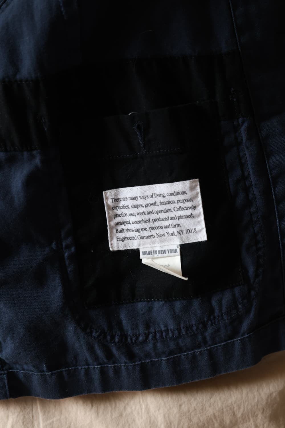 엔지니어드 가먼츠 베드포드 자켓 네이비 XS  상품이미지7