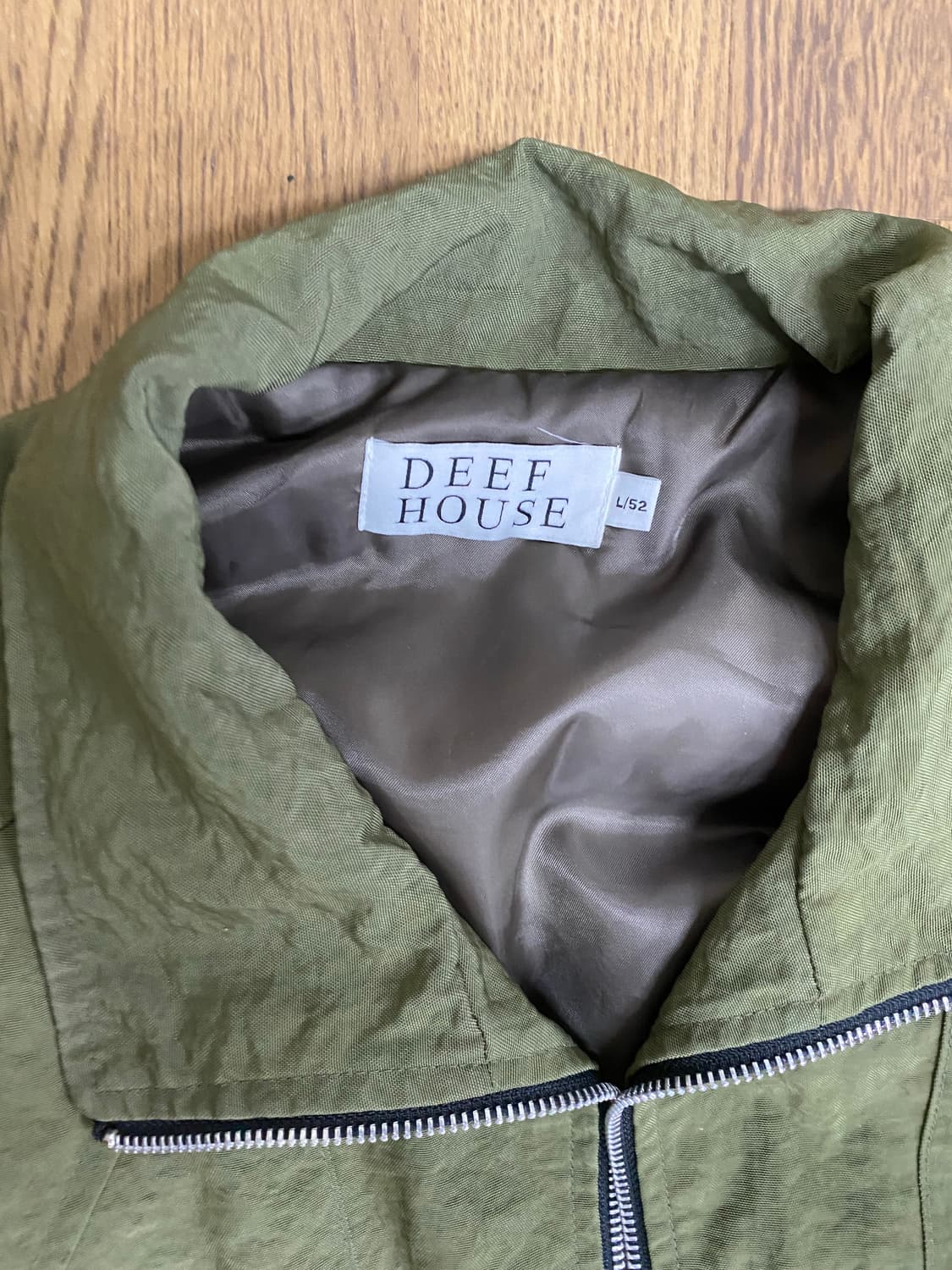 딥하우스 골져스 하이넥 자켓 카키 L 상품이미지3