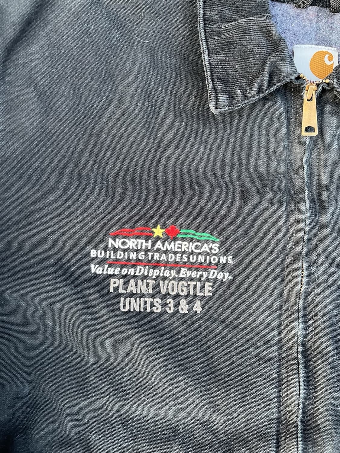 칼하트 원자력 발전소 현장 노동자 지급용 J97 디트로이트 커스텀 자켓 상품이미지4