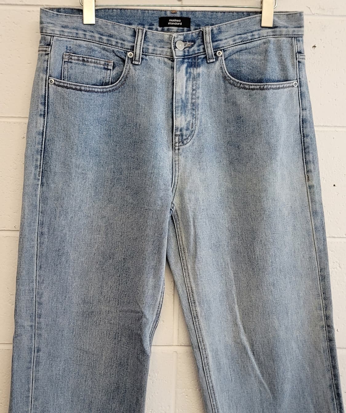 무신사스탠다드(무탠다드) 스트레이트핏 데님팬츠(청바지) 판매 상품이미지3