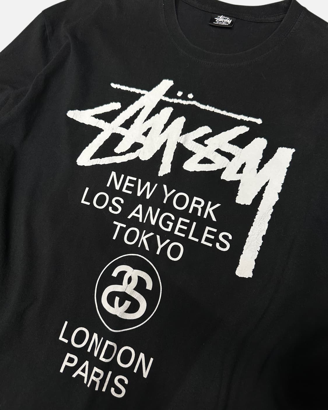 STUSSY world tour logo t-shirt 상품이미지3