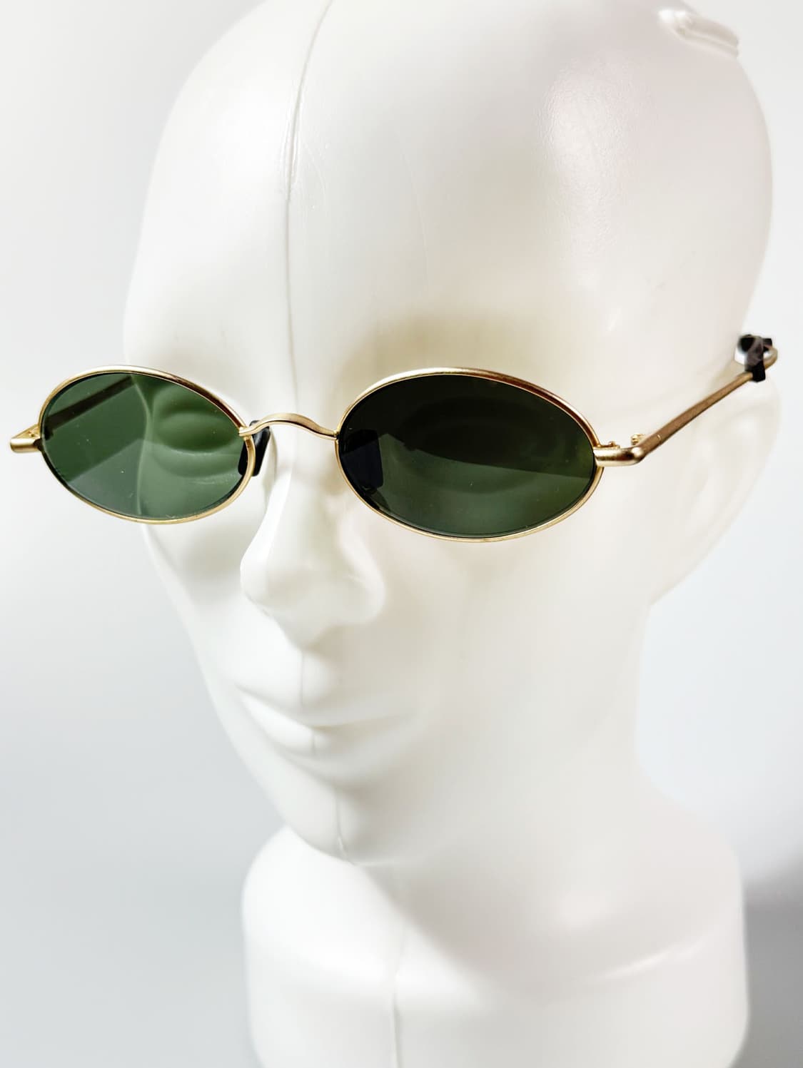 90s LOUIS MASTER 골드 슬림 오벌 메탈 빈티지 선글라스 상품이미지8